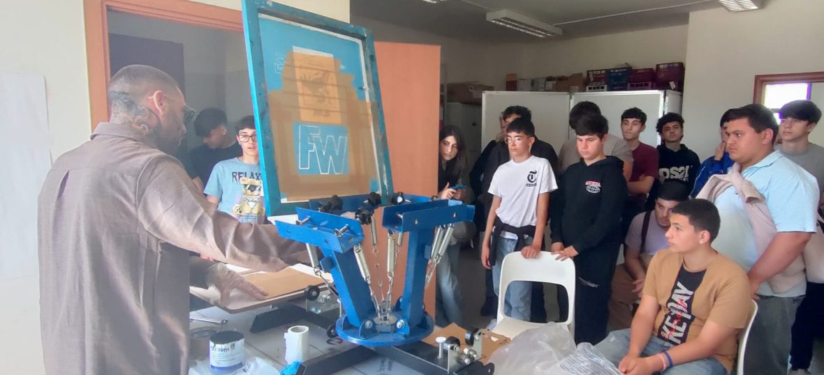 Serigrafia: strumento di inclusione e protagonismo giovanile.